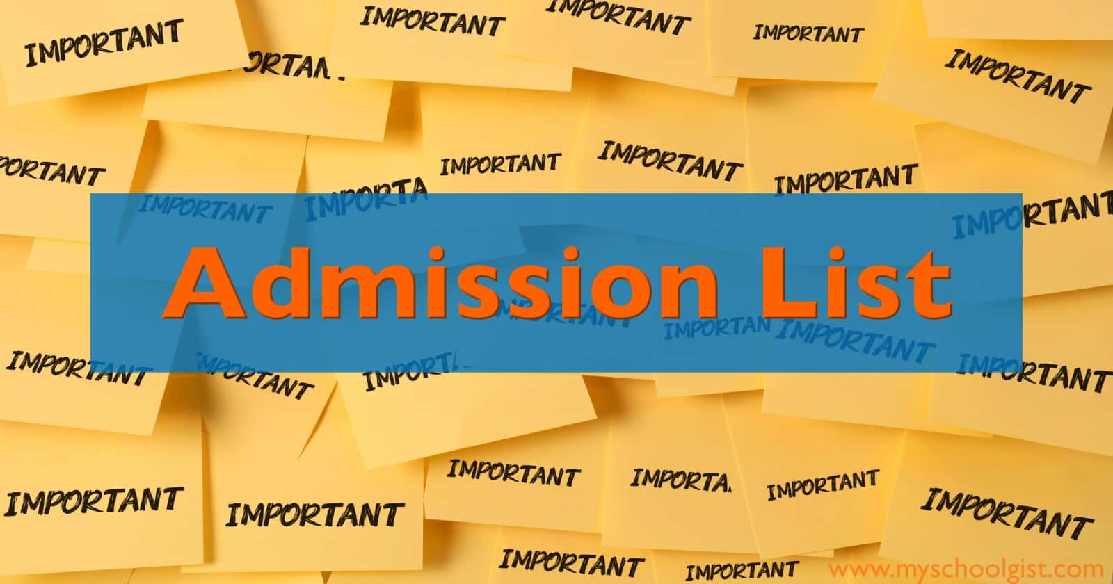 Admission List 2025/2026, How to Check and Stay Ahead